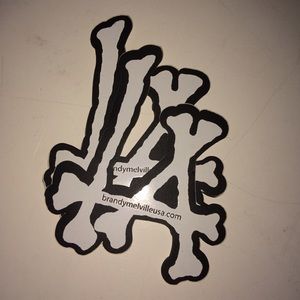 Brandy Melville™ LA bones sticker