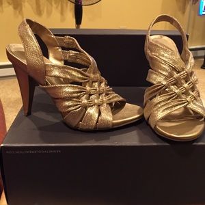 Ladies dress sandals. Worn once to a wedding.