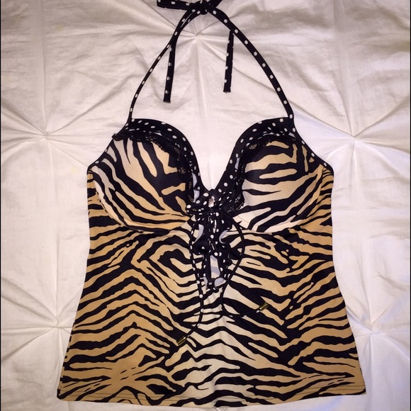 Victoria Secret Tiger Print Tankini Bathing Suit