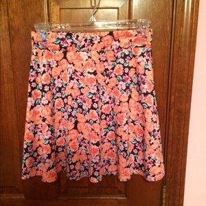 Floral skater skirt