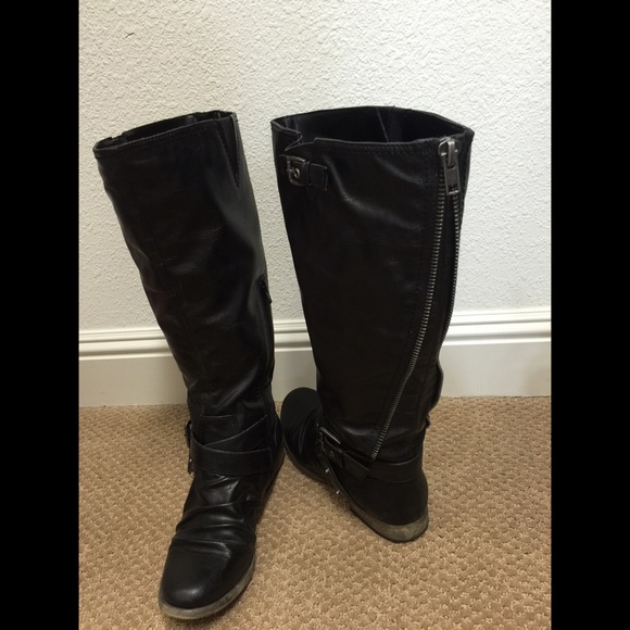 Carlos wide calf boots