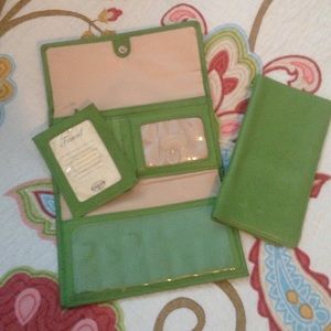 Fossil green wallet