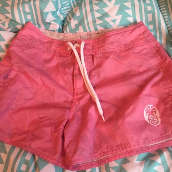 Pink roxy board shorts
