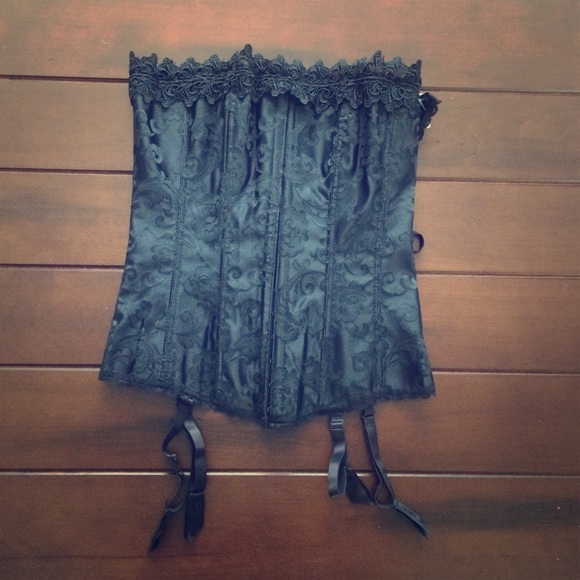 Brand New Fredricks of Hollywood Black Corset