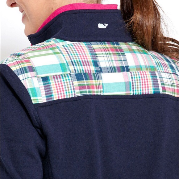 Vineyard Vines Shep Shirt in Navy Madras