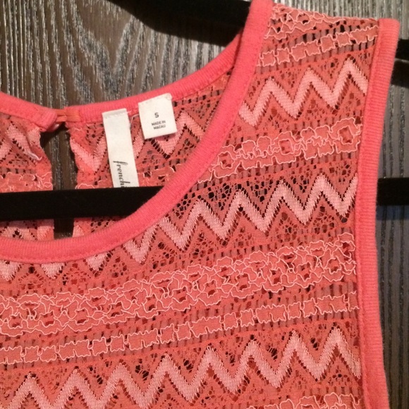 Coral crochet tank - Picture 3 of 4