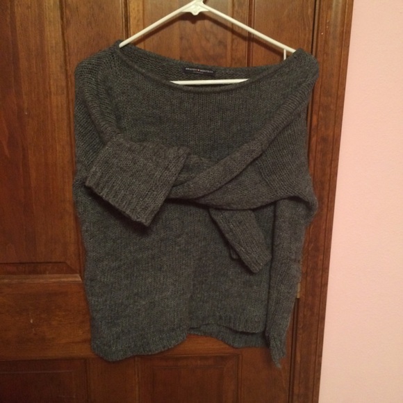 wool slouchy/boxy sweater