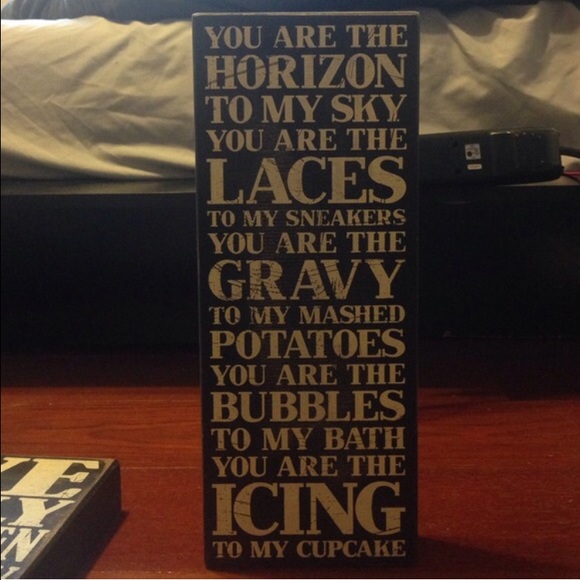 Wooden Room Decor Sign