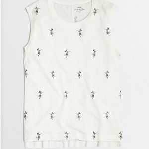 J Crew Factory hula girl collector tank top