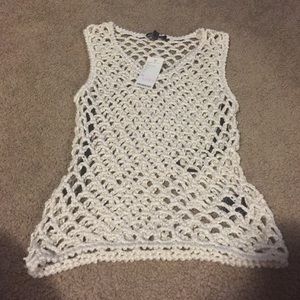 bebe Crochet Shirt
