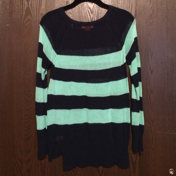 Lightweight cotton striped sweater - Picture 2 of 4