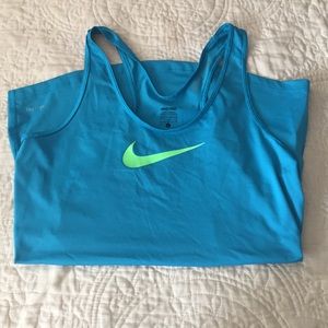 Nike Pro Dri-Fit Teal Tank Top