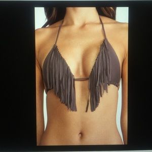 Acacia swimwear montauk bikini top in fig