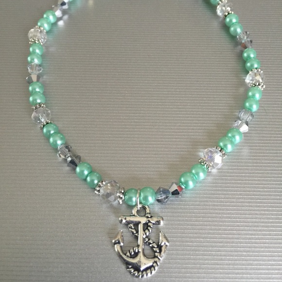 Handmade stretch ankle bracelet