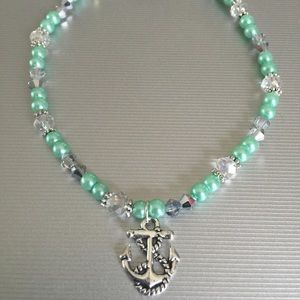 Handmade stretch ankle bracelet