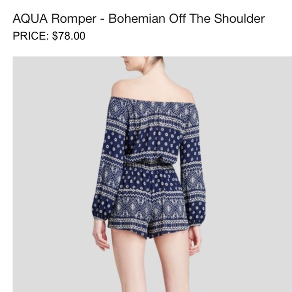 Aqua Romper - Picture 2 of 2