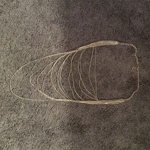 Silver Multi-Chain Necklace