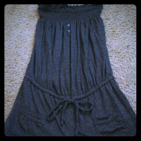 One piece dark grey romper