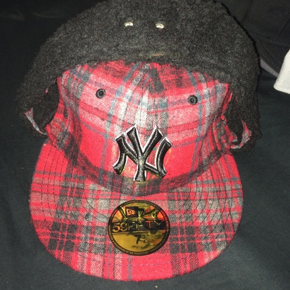 Yankees Lumberjack Style Winter Hat 