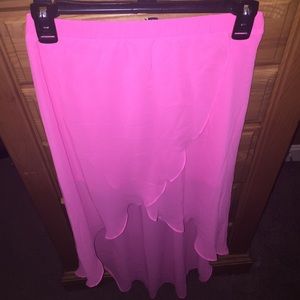 H&M Long Ruffled Skirt