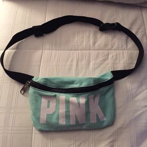 Mint Green Pink Brand FannyPack