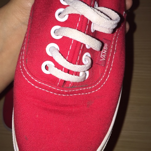 Red Vans - Picture 4 of 4