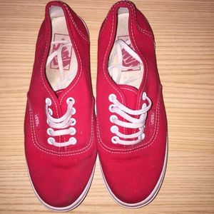 Red Vans