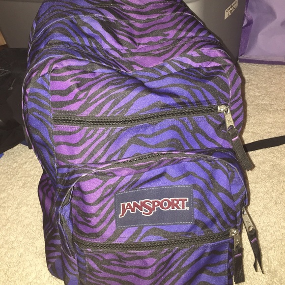 Jansport zebra backpack