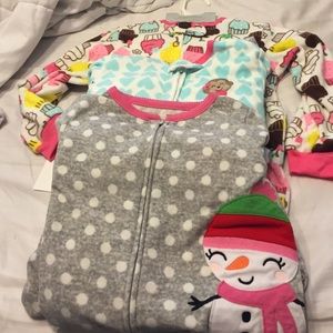 Charters fleece Jammie's 4t