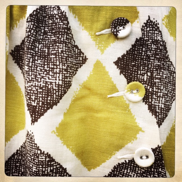 Anthropologie Shifting Buttons Skirt - Picture 2 of 4