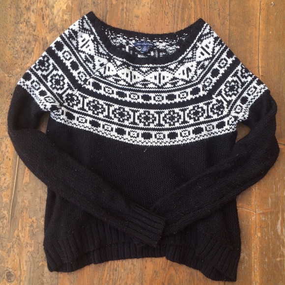 Warm winter or fall sweater fair isle pattern - Picture 2 of 4