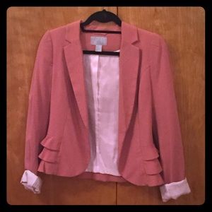 H&M peach blazer