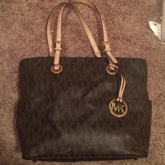 Authentic Michael Kors Jet Set Logo Tote