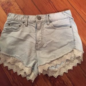 Free People Jean Shorts