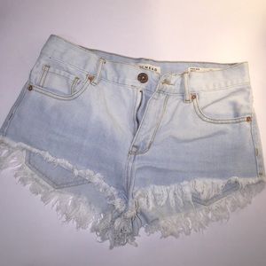 High wasted shorts