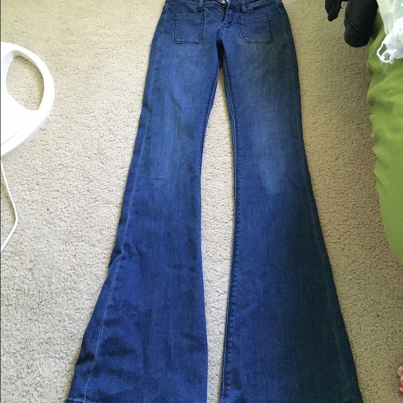 flared roxy jeans