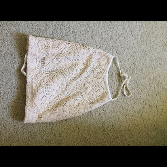 crochet brandy Melville halter top