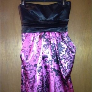 Magenta and Black Dress!