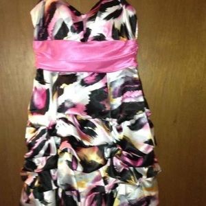 Pinkish orange dress!