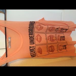 Junk food tank top. Velvet underground.