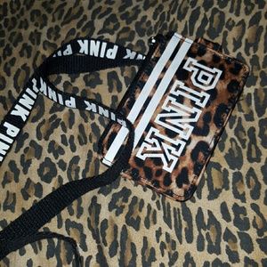 NWOT Vs pink lanyard