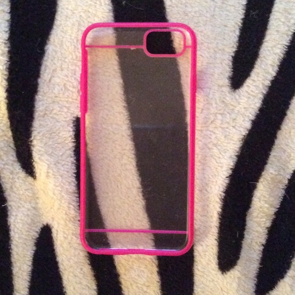 iPhone 6 pink & clear hard case