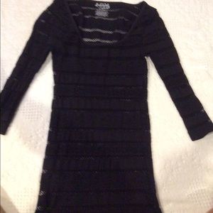 Black sheer free people slip