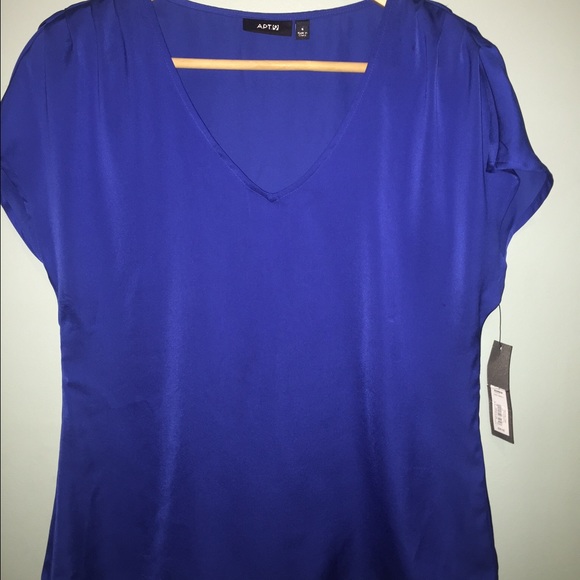 Apt 9 royal blue blouse