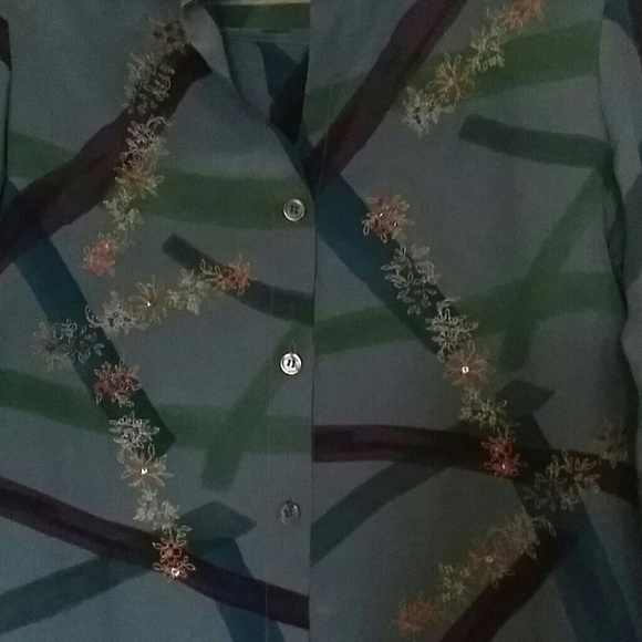 Silk Skirt and Blouse - Picture 2 of 3