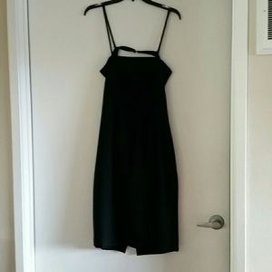 Express Black open back dress