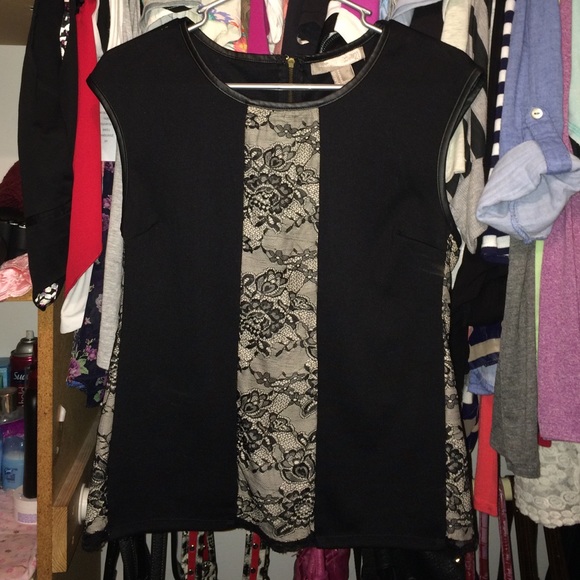 Black lace too