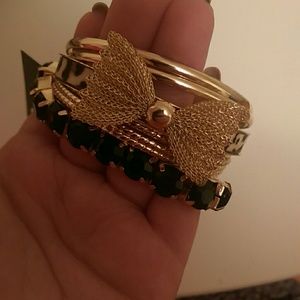 Set of gold bangles