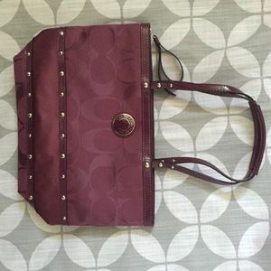Authentic coach purse
