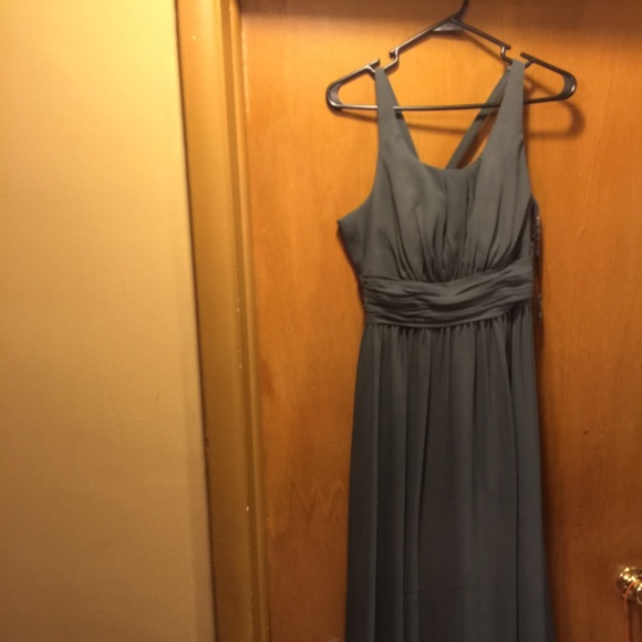 Grey Bridesmaid Dress